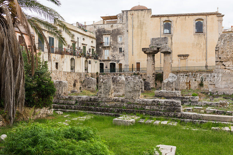 阿波罗神庙，Ortigia Siracusa，意大利西西里岛